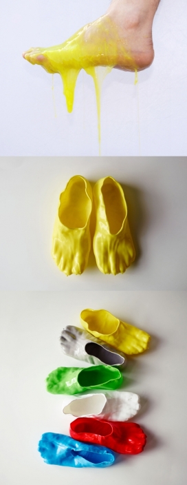 塑造你脚形状的鞋-日本设计师Satsuki Ohata作品