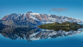 新西兰金字塔湖倒影美景壁纸