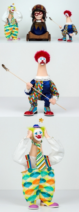 Human Cannonball小丑玩具设计