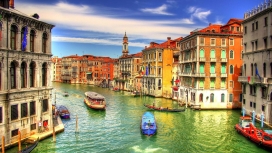 威尼斯运河水城壁纸