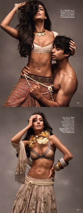 莉萨・海顿的青铜时代-Vogue印第安封面-反映他们的感性本质