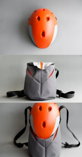 Helmet & A Bag户外背包设计