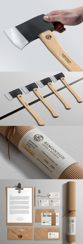 SIMONSON斧头工具品牌设计