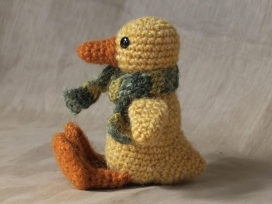 Jones鸭子针织玩家娃娃设计