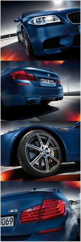BMW M5 Lci-蓝色宝马汽车设计