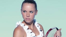 高清晰丹麦籍波兰裔网球女明星-卡洛琳・沃兹尼亚奇