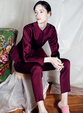 海伦娜塞韦林凯瑟琳-VOGUE时尚俄国2015年5月-一个感性的人像时装