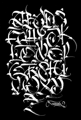 Calligraphy. TANAI-书法字体设计