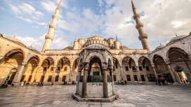 高清晰土耳其伊斯坦布尔清真寺壁纸