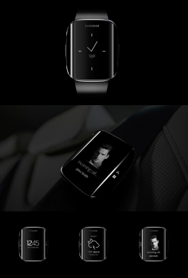 Samsung Galaxy Gear Edge智能穿戴腕表设计