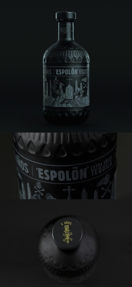 Espolòn Añejo X-一个限量版黑瓶龙舌兰酒