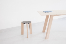 Profil-不同成型胶合板椅子家具设计
