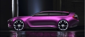 Kia Grandtour Concept-紫色起亚概念车设计