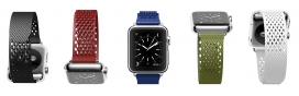 Apple Watch自持式手带-采用含氟弹性体柔软橡胶材料制成，同时还易于拆卸，灵感来自快速移动的生活