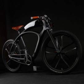 Noordung天使版碳纤维框架电动自行车-可以为旅途中的手机充电，并带有备用扬声器，可以播放100小时的音乐，由用户的手机控制。并且可以在几秒钟内折叠，方便出行与携带