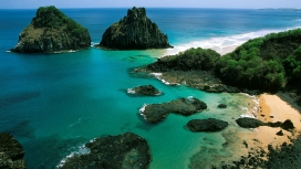 高清晰泰国蓝色岛屿沙滩壁纸