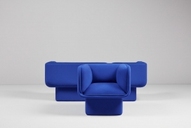 Block-一个紧凑和坚实的沙发-灵感来自于建筑砖