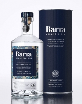 Barra巴拉大西洋金杜松子酒设计-引人注目的图案，庆祝独特的地理优越位置