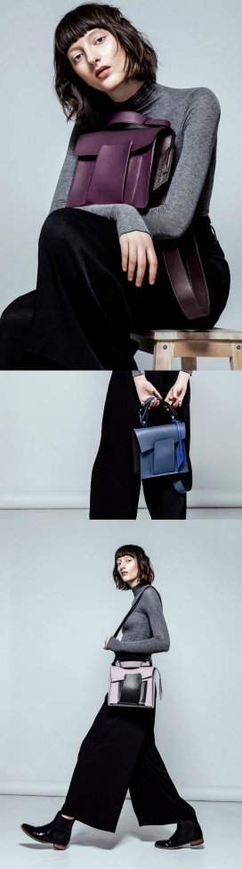 传统结构对称性的时尚女性Handbags包包