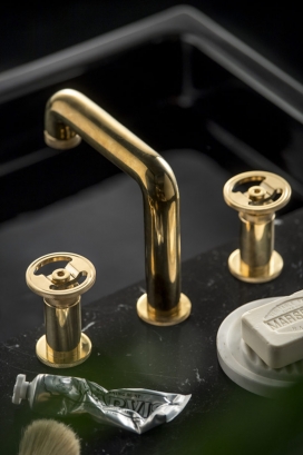 大胆和美丽的IB rubinetti新水龙头集合-灵感来自工业阀门水龙头