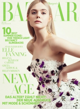 艾丽・范宁-Harper Bazaar德国-春季系列的梦幻礼服和连衣裙