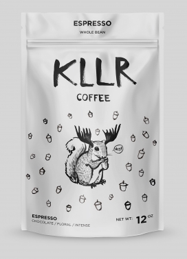 为每种口味创造独特插图的KLLR咖啡-每个包装都表现出不同的风味