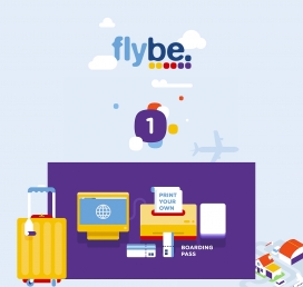 Flybe-可爱卡通网页设计