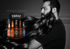完美音量-Faust工艺啤酒平面广告