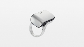 ORII智能戒指-只需将指尖触摸到耳朵即可让用户处理电话