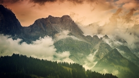 德国巴伐利亚阿尔卑斯山脉景观