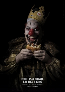 汉堡王-美食平面广告