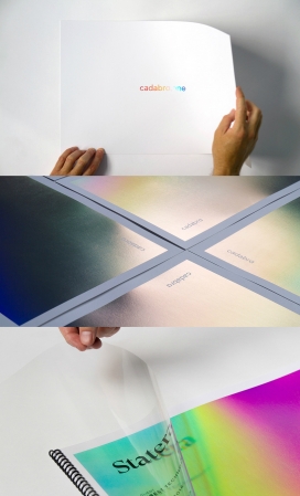 Cadabra identity-彩虹色烫印技术品牌设计