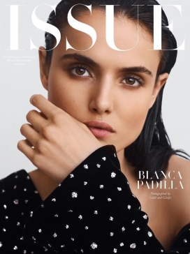 布兰卡帕迪拉-2018春季刊杂志的封面-闷热和优雅的外观