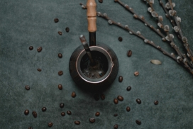 煎药壶与咖啡豆