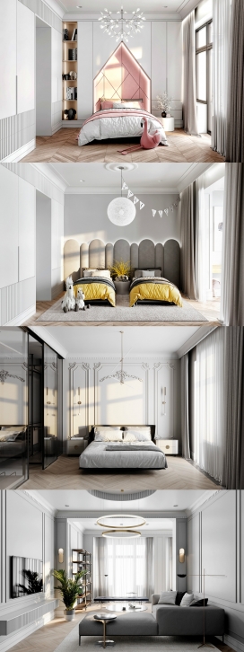 Tikhaya House俄罗斯莫斯科250平米的现代公寓室内设计