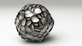 3D镂空的金属球