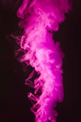 紫红色烟雾