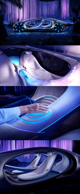 Vision AVTR-梅赛德斯-奔驰推出受阿凡达电影启发比例的覆盖概念车
