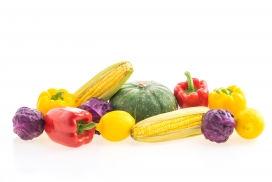 玉米南瓜蔬菜图