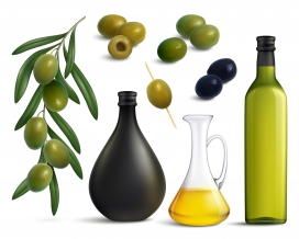 鲜榨的橄榄油