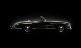 1961梅赛德斯奔驰300SL老爷车私人收藏