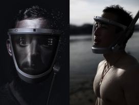 将彻底改变现有水下体验的未来派智能潜水面罩