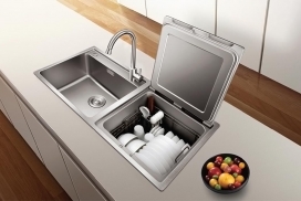 为您水槽而设计的三合一洗碗机