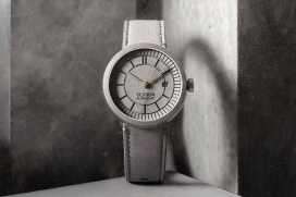 从WWI古董钟表和城市建筑中汲取设计灵感的混凝土手表