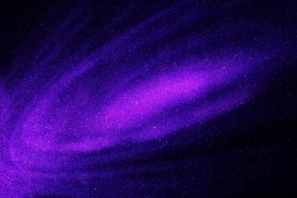 紫色银河系图片