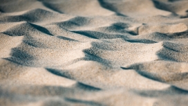 层叠的沙浪