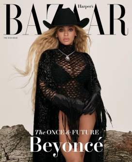Harper Bazaar美国-九月刊是十年来碧昂丝第一次出现在该杂志的封面上