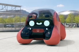 本田 2040 NIKO 配备了一个小小的 Ai 助手，可以将汽车从车上带到您的朋友身边！