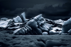 冰川风景图
