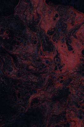 红色液体涟漪褶皱图